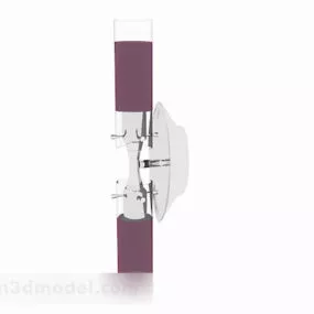 Purple Personality Wall Lamp V1 3d model