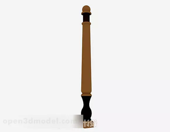 Brown Pillar V2 3d model Brown Pillar V2 3d model
