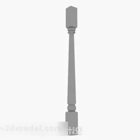 Gray Pillar V12 3d model