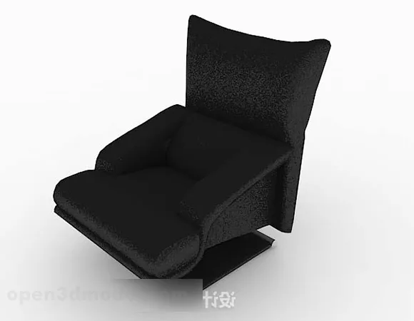 Black Single Sofa V2 3d model Black Single Sofa V2 3d model