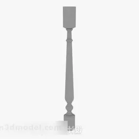 Gray Pillar V14 3d model