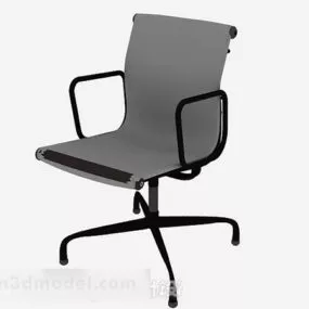 Gray Office Chair V28 3d model