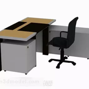 Office Chair Combination V2 3d model