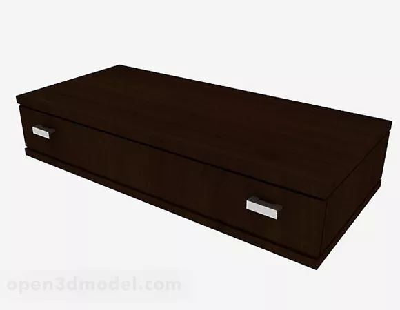 Wooden Brown Tv Cabinet V4 3d model Wooden Brown Tv Cabinet V4 3d model