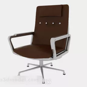 Brown Office Chair V9 3d model