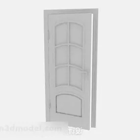 Wooden Simple Home Door 3d model
