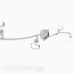 Gray Personality Wall Lamp V1 3d model