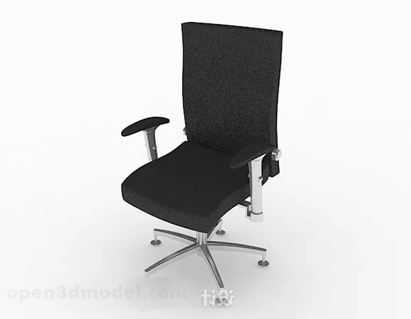 Modern Minimalist Black Lounge Chair V2 3d model Modern Minimalist Black Lounge Chair V2 3d model
