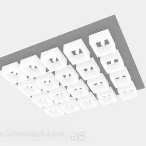 Gray Ceiling Lamp V3 3d model
