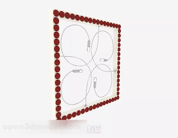 Personalized Wall Lamp V5 3d model Personalized Wall Lamp V5 3d model