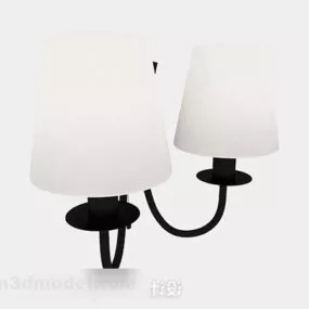 White Wall Lamp V6 3d model
