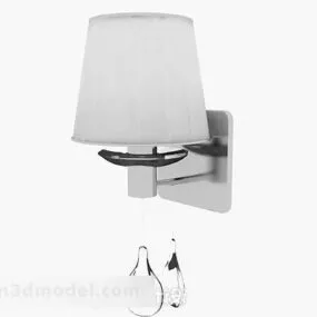 Gray Minimalist Wall Lamp V1 3d model