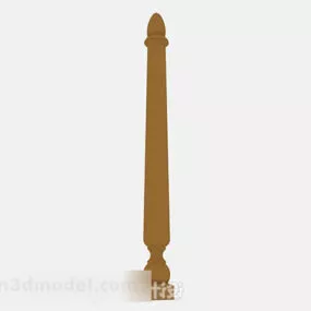 Brown Pillar V5 3d model