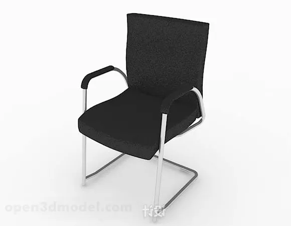 Modern Minimalist Black Chair V1 3d model Modern Minimalist Black Chair V1 3d model