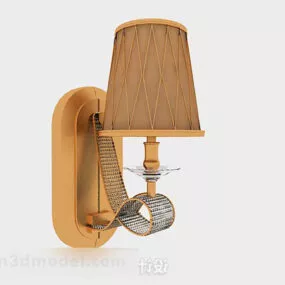 Home Yellow Wall Light V3 3d model