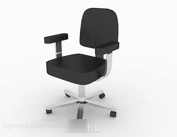 Black Office Chair V28 3d model Black Office Chair V28 3d model