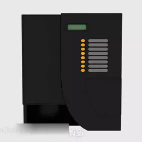 Black Coffee Machine V1 3d model