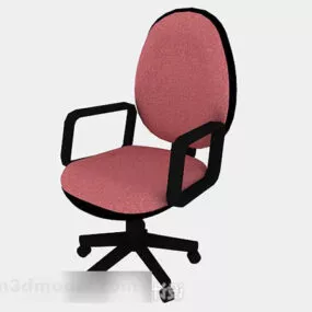 Red Home Chair V1 3d model