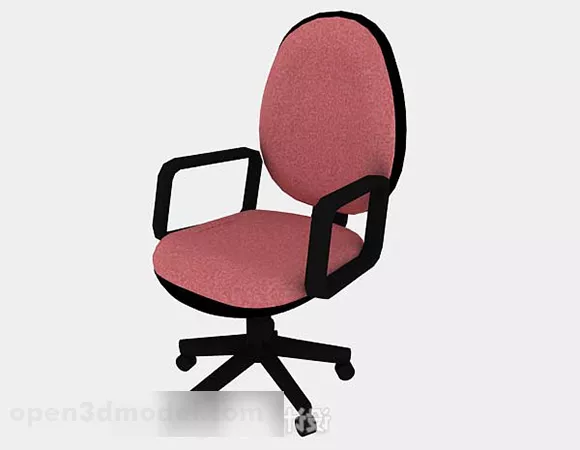Red Home Chair V1 3d model Red Home Chair V1 3d model
