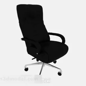 Black Office Chair V29 3d model