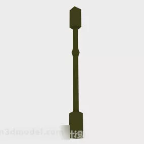 Green Pillar Column 3d model