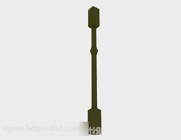 Hall Round Column 3d model