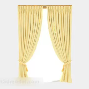 Yellow Curtain V5 3d model