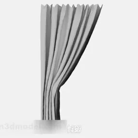 Gray Curtain V16 3d model