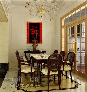 Chinese Home Restaurant Interior 3d model Chinese Home Restaurant Interior 3d model
