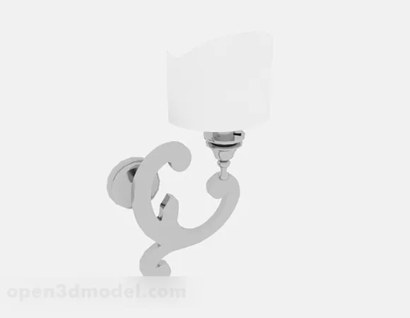 Home Simple Wall Lamp V4 3d model Home Simple Wall Lamp V4 3d model