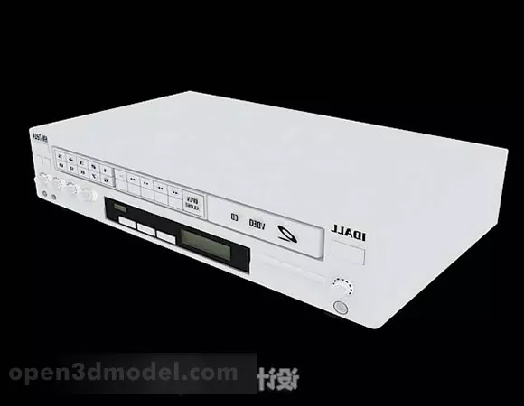 Electrical Dvd Player With Speaker Combine 3d model