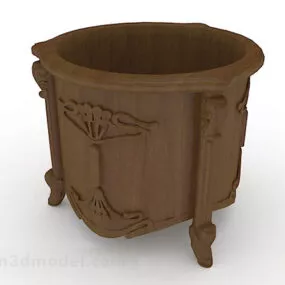 Chinese Style Wooden Furnishings V1 3d model