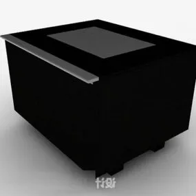 Black Desk V5 3d model