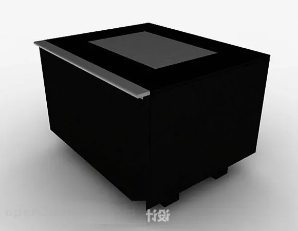 Black Desk V5 3d model Black Desk V5 3d model