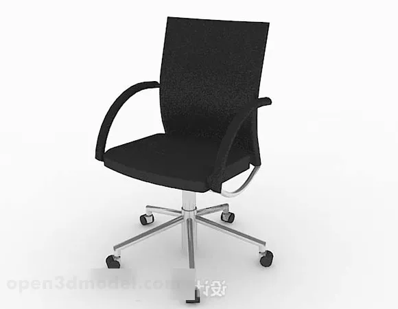 Office Black Chair V1 3d model Office Black Chair V1 3d model