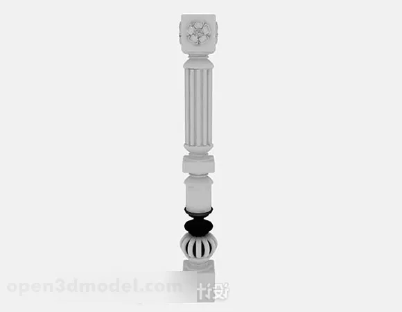 White Pillar V1 3d model White Pillar V1 3d model