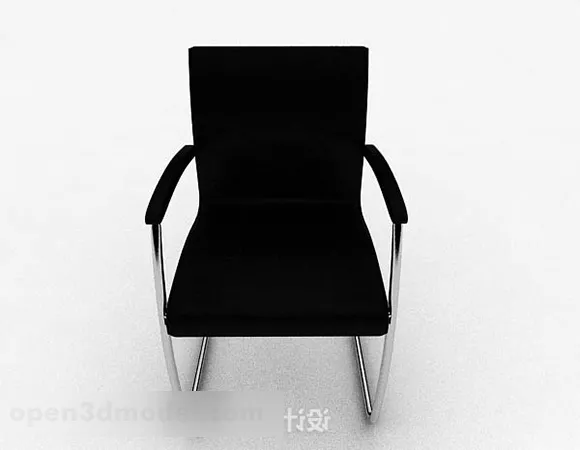 Modern Minimalist Black Chair V3 3d model Modern Minimalist Black Chair V3 3d model