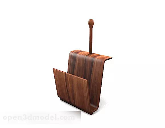 Decor Wooden Furnishings 3d model Decor Wooden Furnishings 3d model