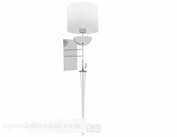 Gray Wall Lamp V3 3d model Gray Wall Lamp V3 3d model