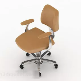 Brown Office Chair V12 3d model