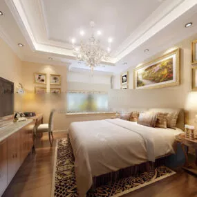 Girl Room Bedroom 3d model