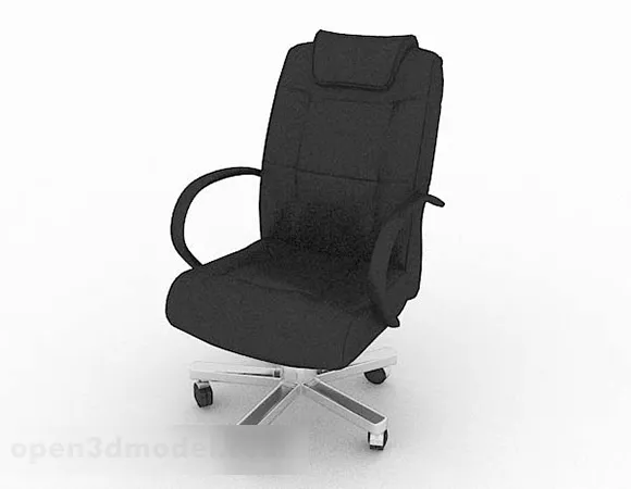 High-end Black Office Chair 3d model High-end Black Office Chair 3d model