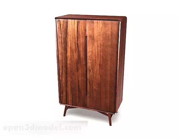 Japanese Simple Wardrobe 3d model