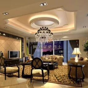 Living Room V9 3d model