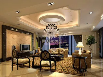 Living Room V9 3d model Living Room V9 3d model
