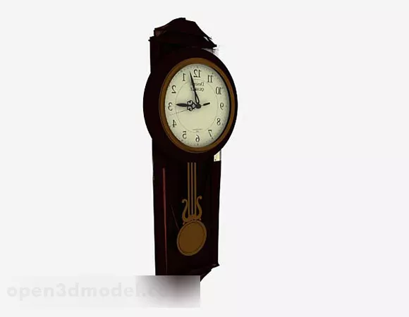 Tower Clock Furniture 3d model Tower Clock Furniture 3d model