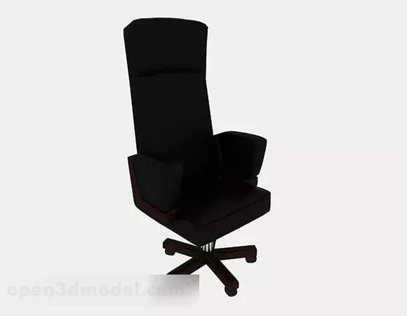 Roller Skate Black Chair V1 3d model Roller Skate Black Chair V1 3d model