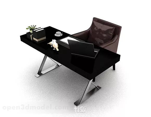 Simple Desk Chair 3d model Simple Desk Chair 3d model