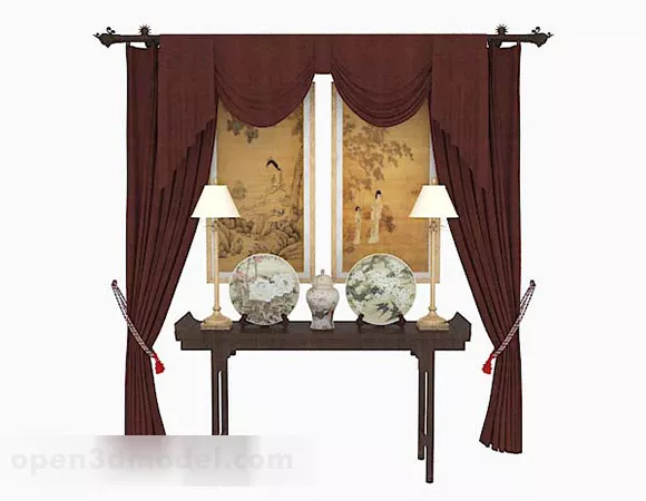 Chinese Home Furnishings 3d model Chinese Home Furnishings 3d model