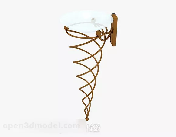 Modern Personality Simple Wall Lamp 3d model Modern Personality Simple Wall Lamp 3d model